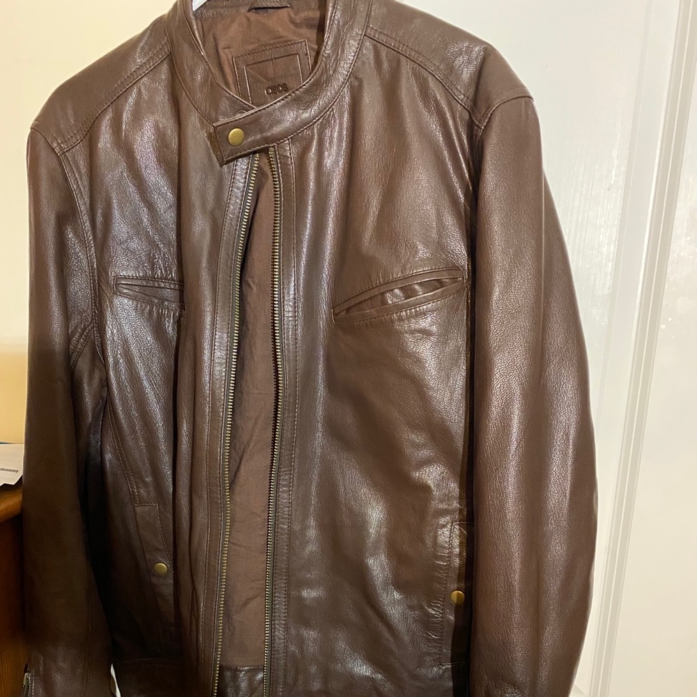 ASOS men’s leather jacket